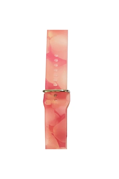 Coverzone Xiaomi Mi Watch Color Ile Uyumlu Kayış Renkli Desenli Erstwhile Kordon Gül ürün görseli 1
