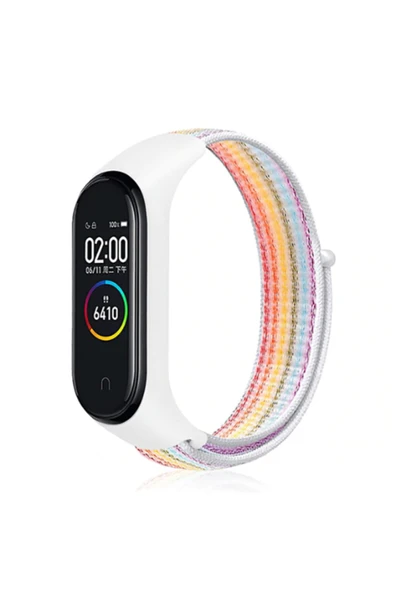 Coverzone Xiaomi Mi Band 6 Uyumlu Hasır Örme Kordon ürün görseli 1