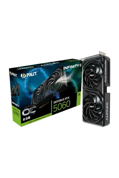 PALIT RTX5060 INFINITY 2 OC 8GB 128Bit GDDR7 Ekran Kartı ürün görseli 1