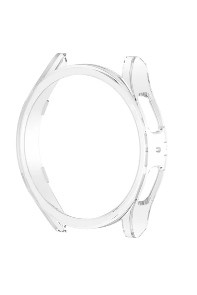Coverzone Galaxy Watch 6 Classic Ile Uyumlu 43mm Önü Açık Çerceve Wafture Silikon Kılıf Koruma Gard ürün görseli 1