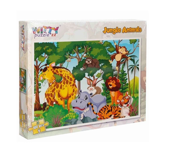 100 Parça Sevimli  Puzzle  2855 ürün görseli 1