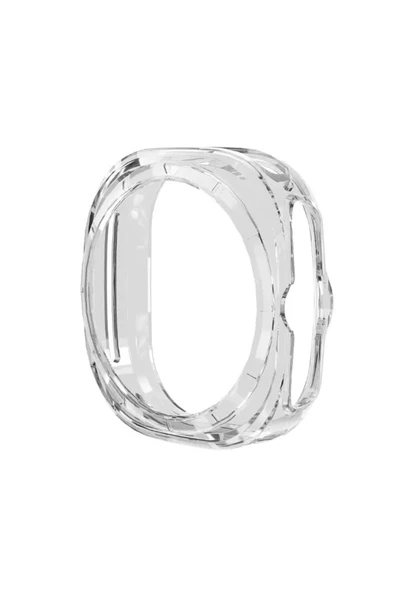 Coverzone Galaxy Watch Ultra ile Uyumlu Ekran Çerçeve Koruma 47mm Önü Açık Silikon Kılıf Watch Ultra Koruma ürün görseli 1