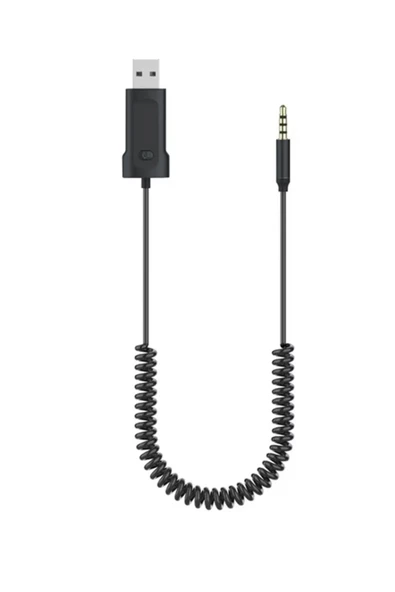 Coverzone Bluetooth Adaptor AUX 3.5mm Girişli Bluetooth Çevirici 35cm BT750 ürün görseli 1