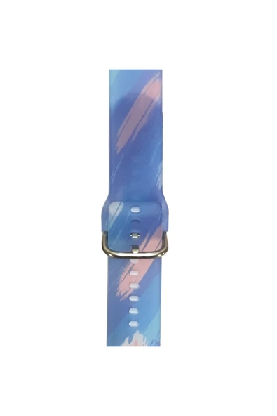 Coverzone Galaxy Gear S3 46mm Ile Uyumlu Kayış Renkli Desenli Erstwhile Kordon Blue Sky ürün görseli 1