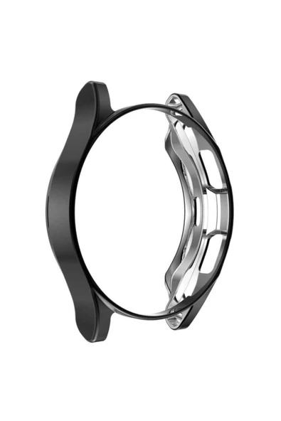 Coverzone Galaxy Watch 4 Classic 40mm Için Watch Gard 02 Koruyucu Silikon Koyu Siyah ürün görseli 1