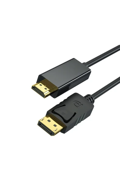 Coverzone DisplayPort to HDTV Kablo 1.8 Metre HD Görüntü Aktarım Kablosu DP to HDMI ZR798 ürün görseli 1