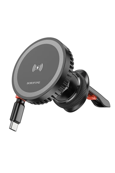 Borofone Magsafe ile Uyumlu Kablosuz Hızlı Şarj, 5W/7.5W/10W/15W Çıkış, 4.5-7.0 inç - ABS + Silicone BH207 ürün görseli 1