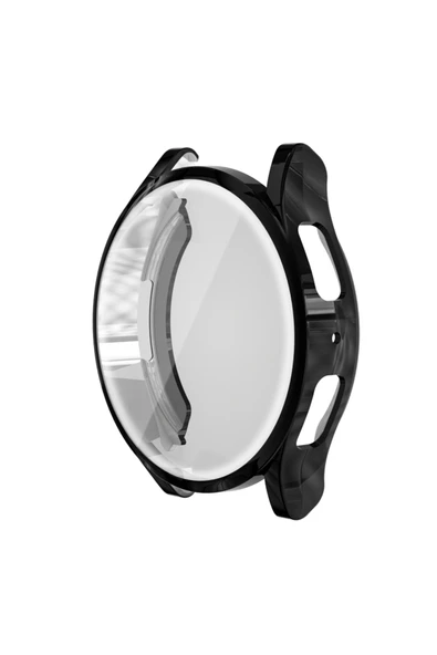 Coverzone Galaxy Watch 6 Ile Uyumlu Ekran Ve Çerçeve Koruma 44mm Önü Kapalı Silikon Kılıf Çerçeve ürün görseli 1