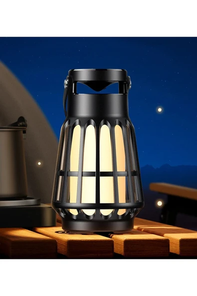 Coverzone Hoco Kamp ışığı Tasarımlı 5.3 Bluetooth Hoparlör Taşınabilir Speaker 3600mAh Güçlü Batarya BS61 ürün görseli 1