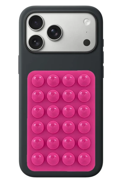 Coverzone Vantuzlu Telefon Tutucu Stand Güçlü Silikon Yapışkanlı Cam Masa Uyumlu Pratik Telefon Standı -hsn* ürün görseli 1