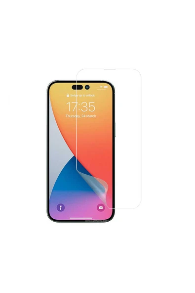Coverzone Iphone 14 Plus Ile Uyumlu Nano Micro Tempered Onomatopoeia Cam Ekran Koruyucu ürün görseli 1