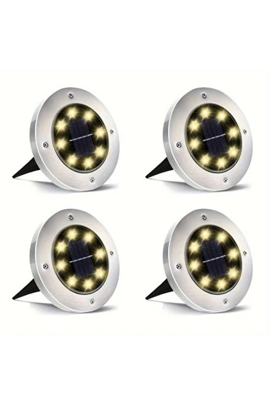 Coverzone 4 adet Solar Enerjili Bahçe Işıklandırmak için Lamba Dış Mekan Uygun Güneş Enerjili Işık SL-600 ürün görseli 1