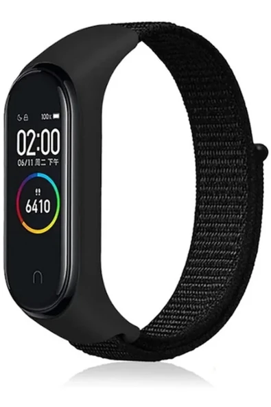 Coverzone Xiaomi Mi Band 6 Uyumlu Hasır Örme Kordon Kayış  No-6 ürün görseli 1