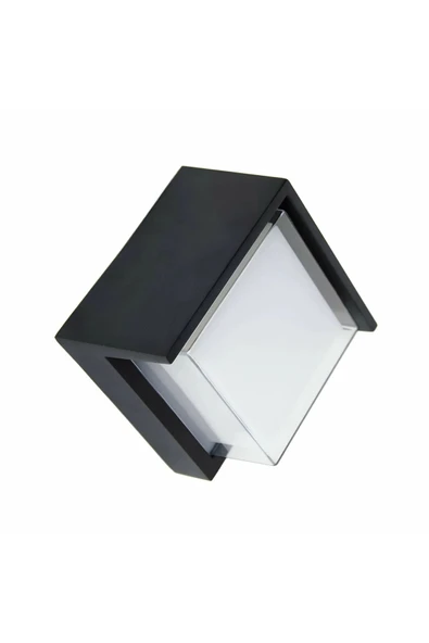 Cata CT-7078 Bora LED Bahçe Aplik 7W 3200K Günışığı Siyah Kasa Sıva Üstü Dış Mekan IP54 ürün görseli 1