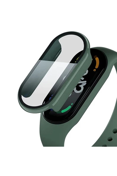 Coverzone Xiaomi Mi Band 7 Ile Uyumlu Tam Kapatan Önü Kapalı Serendipity Tempered Ekran Koruma Yeşil ürün görseli 1