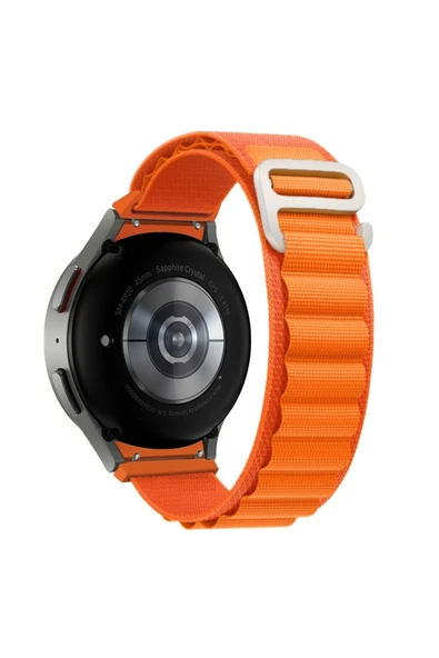 Coverzone Galaxy Gear S2 Ile Uyumlu Kordon Kumaş Loop Kaliteli Yedek Saat Kordonu Çift Katmanlı Kayış ürün görseli 1