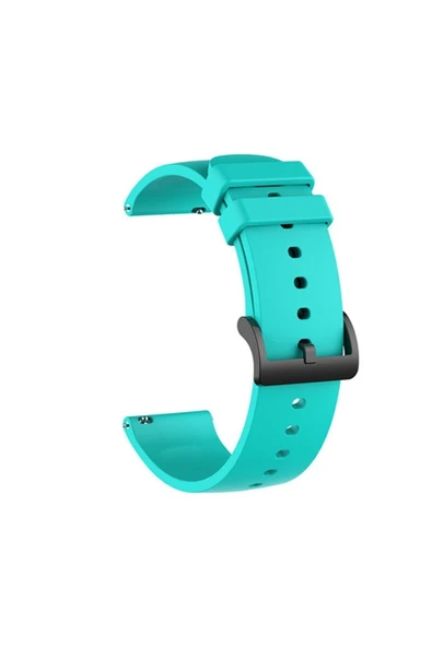 Coverzone Galaxy Watch Active 2 44mm Ile Uyumlu Spor Kordon Quintessential Kayış Turkuaz ürün görseli 1