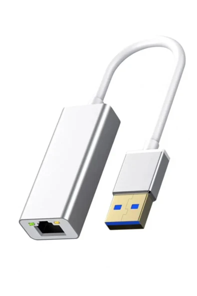Coverzone USB To Ethernet RJ45 Çevirici Kablolu İnternet Dönüştürücü 1000Mbps Laptop PC İle Uyumlu ZR202 ürün görseli 1