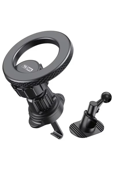 Coverzone Araç İçi Manyetik Telefon Tutucu TD-H7548 - Magsafe Uyumlu, 360° Döner, Klipsli, Petek Tasarım ürün görseli 1