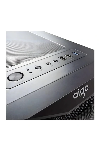 Aigo AQUARIUS Mesh 650W 80+ ARGB Mid Tower Kasa - Resim 3