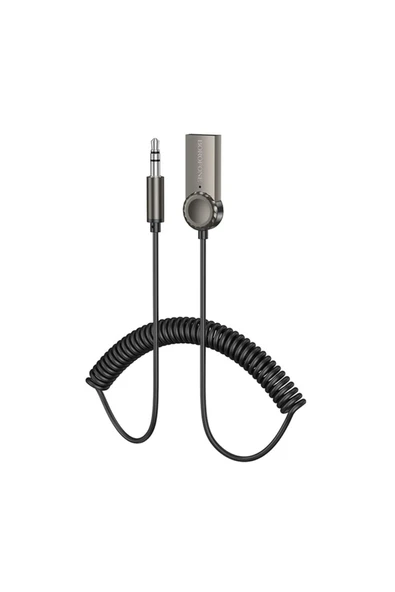 Borofone Bluetooth Adaptör Araba ve Araç USB ve 3.5mm AUX Giriş Bluetooth Adaptör Çevirici BC56 ürün görseli 1