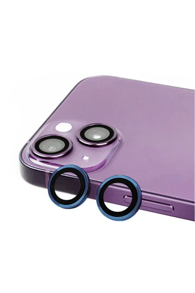 Coverzone Iphone 14 Plus Ile Uyumlu Profesyonel Kamera Lens Koruma Camcov Lacivert ürün görseli 1