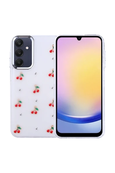 Coverzone Samsung Galaxy A15 ile uyumlu Kılıf Airbag Köşeli Şeffaf Baskılı Z-Kutup ürün görseli 1