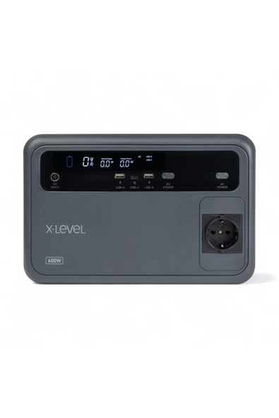 X-Level 216000mAh Taşınabilir Güç İstasyonu,691Wh,600W Saf Sinüs,LiFePO4,5 Çıkış Portu,Led Lamba XPS1002 ürün görseli 1