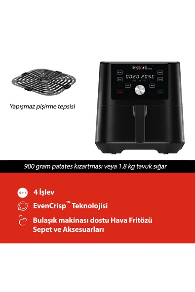 INSTANT Vortex 3.9 Litre 4 Fonksiyonlu Hava Fritözü ürün görseli 1