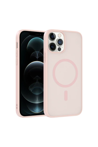 Coverzone iPhone 12 Pro İle Uyumlu Kılıf Manyetik Kablosuz Şarj Uyumlu iPhone 12 Pro için kilif Z-Babet ürün görseli 1