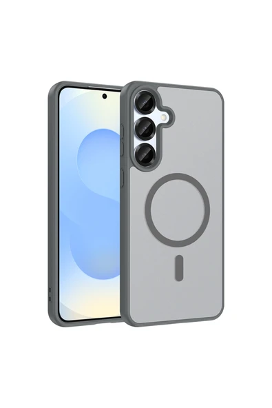 Coverzone Galaxy S25 İle Uyumlu Kılıf Manyetik Kablosuz Şarj Uyumlu Galaxy S25 için kilif Z-Babet ürün görseli 1