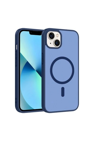 Coverzone iPhone 14 İle Uyumlu Kılıf Manyetik Kablosuz Şarj Uyumlu iPhone 14 için kilif Z-Babet ürün görseli 1
