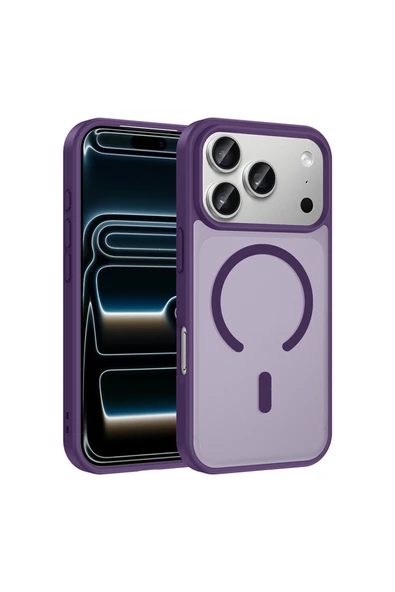 Coverzone iPhone 17 Pro Max İle Uyumlu Kılıf Manyetik Kablosuz Şarj Uyumlu iPhone 17 Pro Max için kilif Z-Babet ürün görseli 1