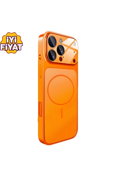 Coverzone İPhone 16 Pro Max ile Uyumlu 17 Pro Max Görünümlü Magsafe Destekli Lens Korumalı Şık Telefon Kılıfı ürün görseli 1