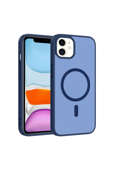 Coverzone iPhone 11 İle Uyumlu Kılıf Manyetik Kablosuz Şarj Uyumlu iPhone 11 için kilif Z-Babet ürün görseli 1