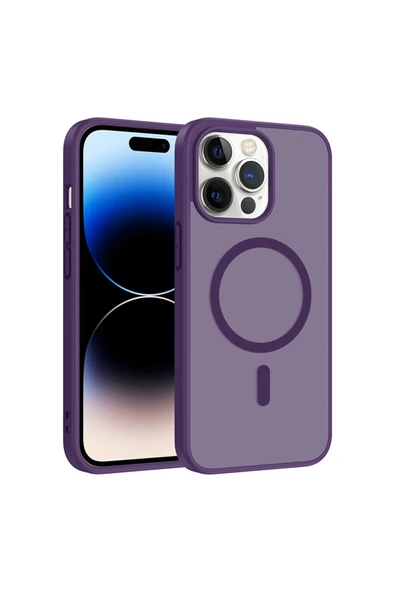 Coverzone iPhone 14 Pro İle Uyumlu Kılıf Manyetik Kablosuz Şarj Uyumlu iPhone 14 Pro için kilif Z-Babet ürün görseli 1