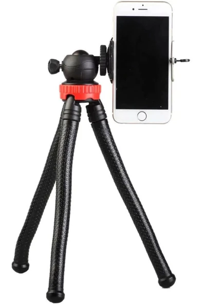 Coverzone Flexible Youtuber 30cm Ahtapot 360 Derece 320gr Selfie Telefon Tutucu Tripod ürün görseli 1