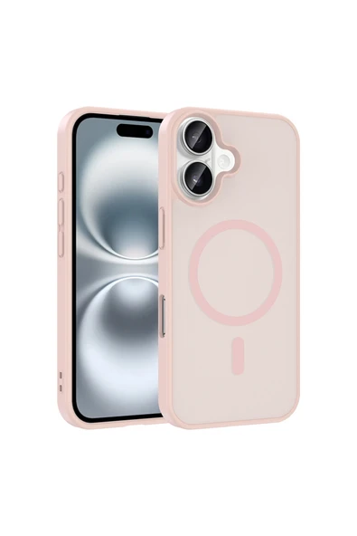 Coverzone iPhone 16 İle Uyumlu Kılıf Manyetik Kablosuz Şarj Uyumlu iPhone 16 için kilif Z-Babet ürün görseli 1