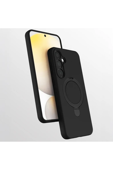 Coverzone Galaxy A17 İçin Kılıf MagSafe Uyumlu Z-Samara Kapak Wireless Şarj Özellikli Siyah ürün görseli 1