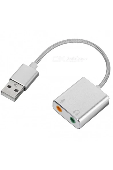 Coverzone 2in1 Usb Den Mikrofon Ve Kulaklık Çevirici 7.1 Dönüştürücü ürün görseli 1
