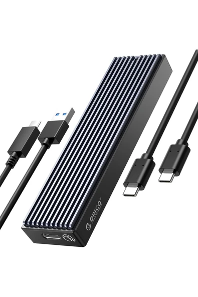 Coverzone USB3.1 Gen2 10Gbps M.2 NVMe SSD Disk Kutusu Alüminyum M2PV-C3-BK-EP ürün görseli 1