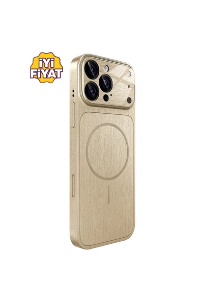 Coverzone İPhone 15 Pro ile Uyumlu 17 Pro Görünümlü Magsafe Destekli Lens Korumalı Şık Telefon Kılıfı ürün görseli 1