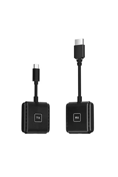 Coverzone Kablosuz Görüntü Aktarıcı S1 Type-C - 1080P 60Hz, USB-C TX-RX, Tak Çalıştır, TV-PC Bağlantı Kiti ürün görseli 1