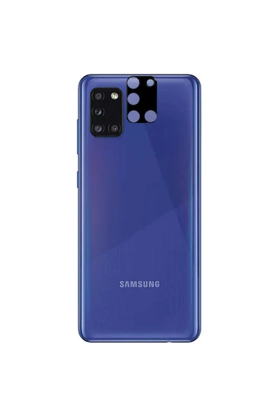 Coverzone Samsung Galaxy A31 Ile Uyumlu 3d Kamera Lens Koruma Z-panoply Tam Kaplayan Kamera Koruma Siyah ürün görseli 1