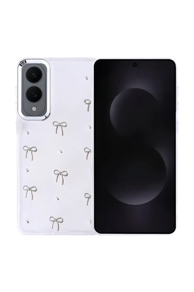Coverzone Samsung Galaxy S25 Plus ile uyumlu Kılıf Airbag Köşeli Şeffaf Baskılı Z-Kutup ürün görseli 1