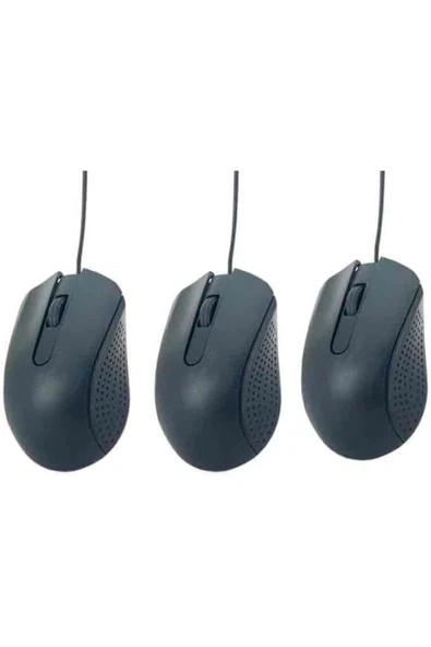 Coverzone Kablolu Mouse Siyah 2 Tuşlu Ekonomik Mouse USB Uçlu NoteBook PC ve Bilgisayar için mouse1 ürün görseli 1