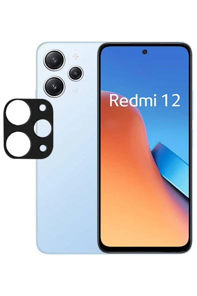 Coverzone Xiaomi Redmi 12 ile uyumlu Kamera Lens Koruma Camı Toz ve Kirden Koruyan Kamera Camı ürün görseli 1