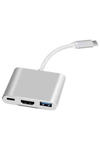 Coverzone Type-c To Hd Tv &multi Adaptör 5 In 1 Usb 3.0&hdmı Çoklayıcı Çevirici ürün görseli 1