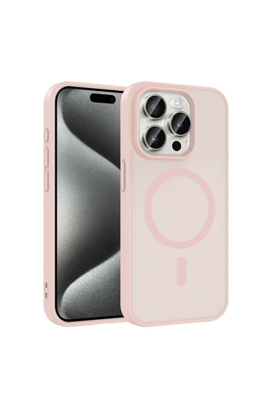 Coverzone iPhone 15 Pro Max İle Uyumlu Kılıf Manyetik Kablosuz Şarj Uyumlu iPhone 15 Pro Max için kilif Z-Babet ürün görseli 1