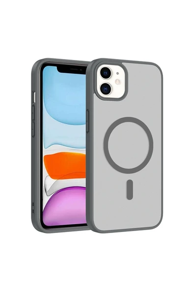 Coverzone iPhone 12 İle Uyumlu Kılıf Manyetik Kablosuz Şarj Uyumlu iPhone 12 için kilif Z-Babet ürün görseli 1